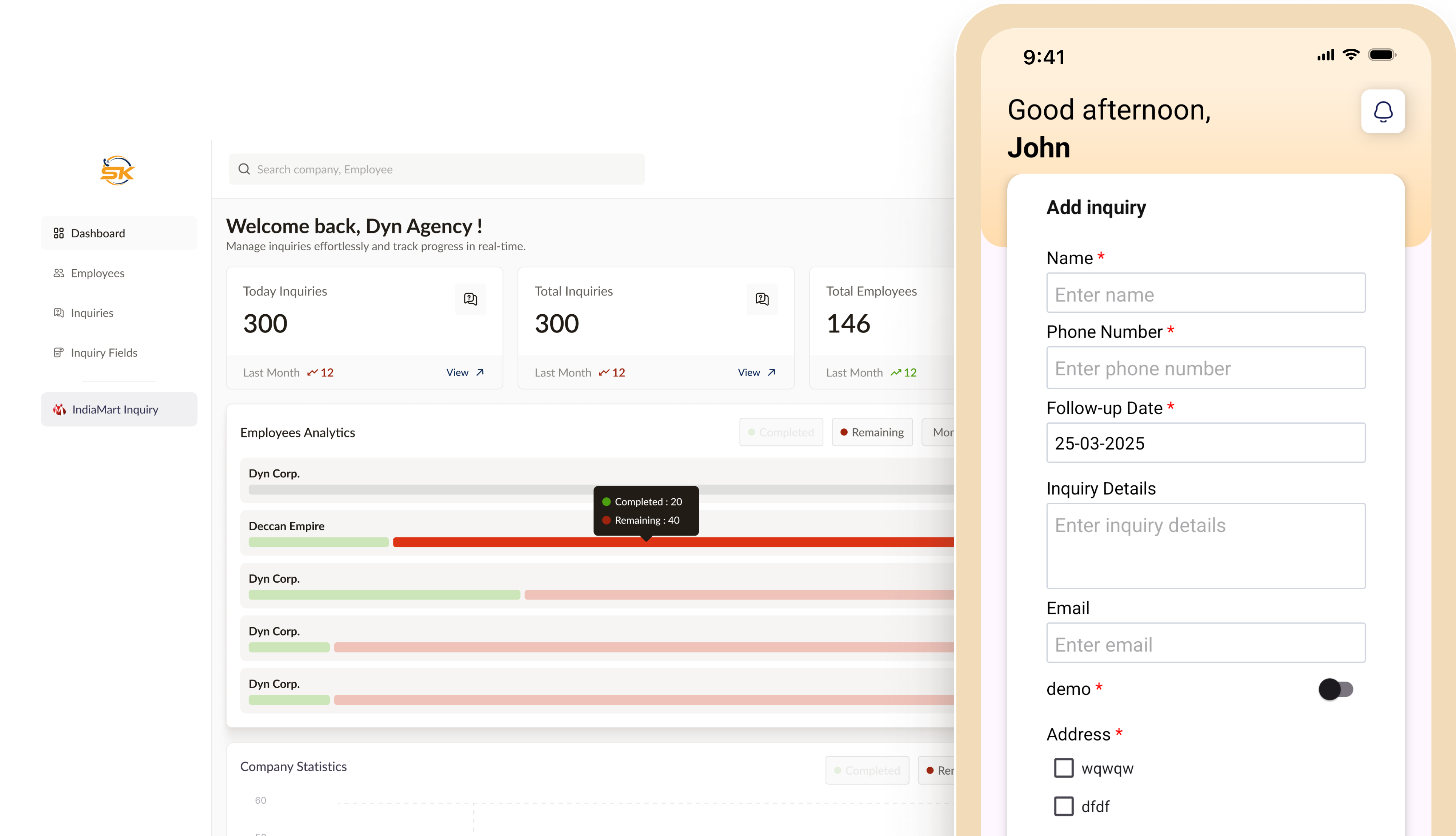 Dashboard Preview